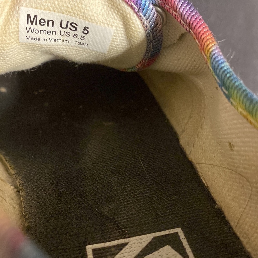 Vans multicolored sneakers | women’s 6.5 - Picture 6 of 6